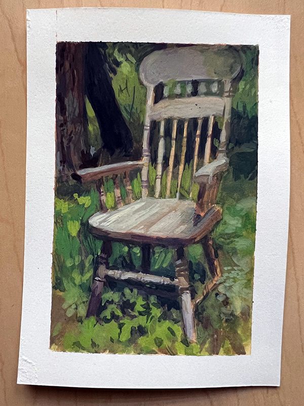 Gouache Chair Series #10