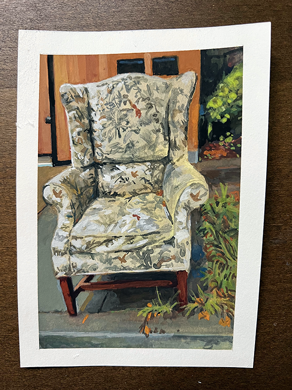 Gouache Chair Series #11