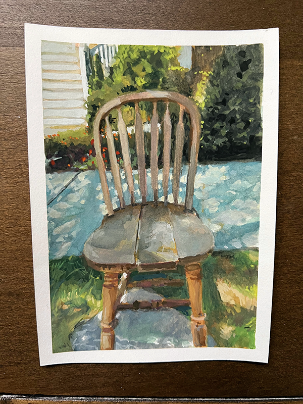 Gouache Chair Series #12